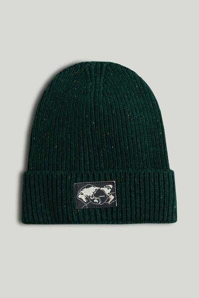 MOTHERCARE Green Knitted Beanie Hat