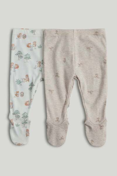 MOTHERCARE 2 Pack My First Leggings with Feet