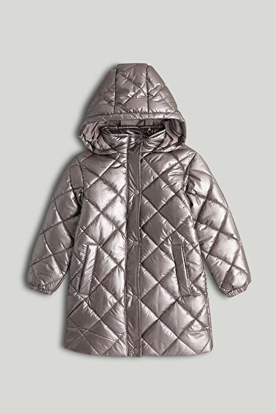 MOTHERCARE Metallic Quilted Coat