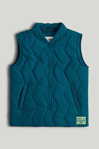 MOTHERCARE Blue Quilted Gilet