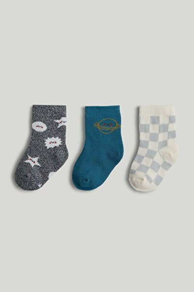 MOTHERCARE 3 Pack Planet Baby Socks