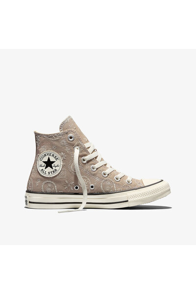 Converse Chuck Taylor All Star Desenli Unisex Kahverengi Sneaker