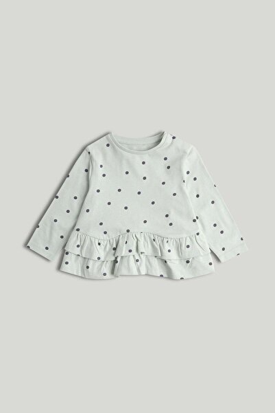 MOTHERCARE تي شيرت بأكمام طويلة مزين بالكشكشة