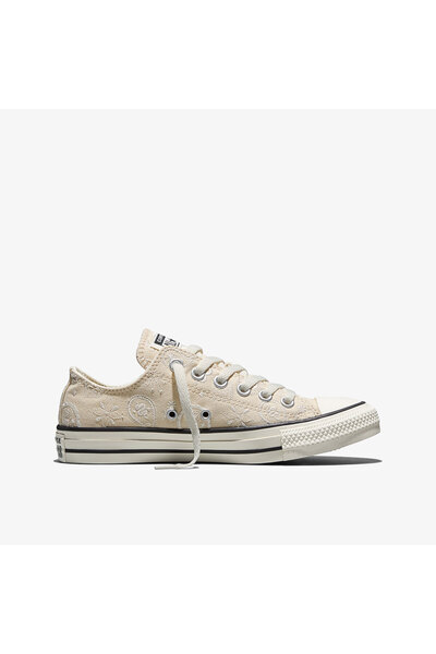 Converse Chuck Taylor All Star Desenli Unisex Bej Sneaker
