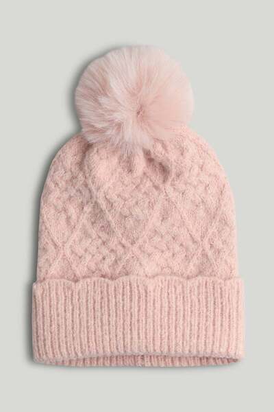 MOTHERCARE Pink Beanie Hat