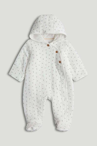 MOTHERCARE Floral Quilted Pramsuit