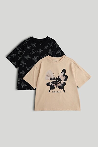 MOTHERCARE 2 Pack Butterfly T-Shirts