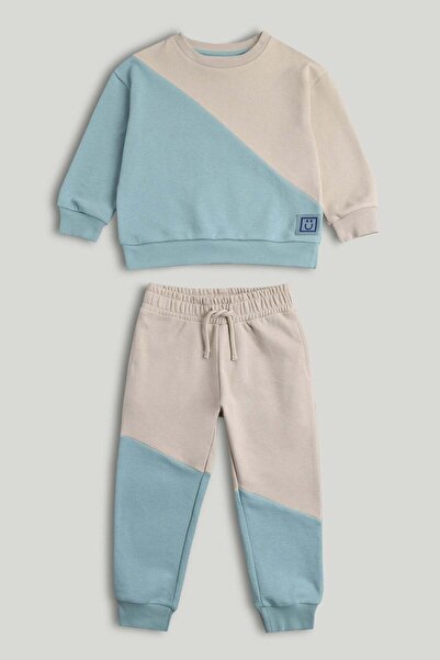 MOTHERCARE Diagonal Sweatshirt and Jogger Outfit