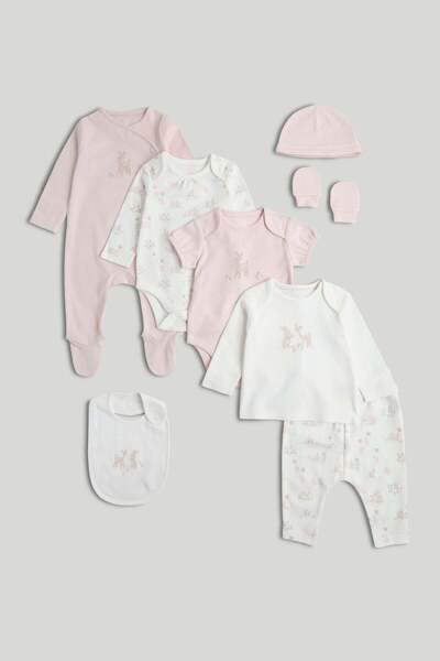 MOTHERCARE طقم هدايا مكون من 8 قطع لأول مرة