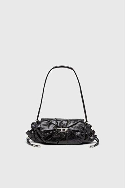 Diesel SİYAH KADIN SCRUNCH-D SHOULDER OMUZ ÇANTASI