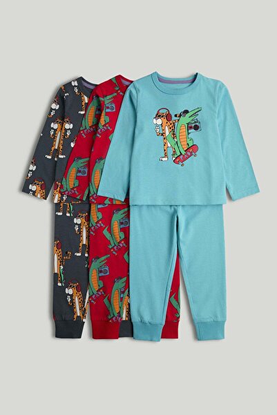 MOTHERCARE 3 Pack Skate Pyjamas