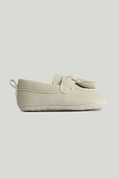 MOTHERCARE Stone Loafer Baby Shoes