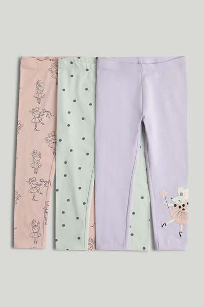 MOTHERCARE 3 Pack Mouse Leggings