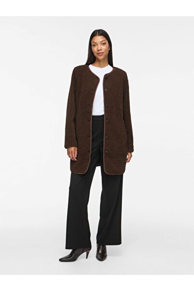 VILA Teddyjacke VIADA Rundhals