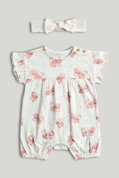 MOTHERCARE طقم رومبر وعصابة رأس أولى لي