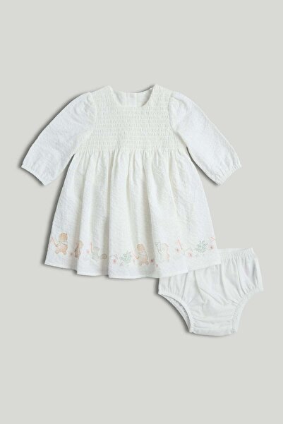 MOTHERCARE My First White Dress and Knickers Outfit