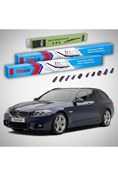 TEAMCAR BMW 5 Series Touring (F11) 2009-2017 Wiper Blades | Front and Rear Se...