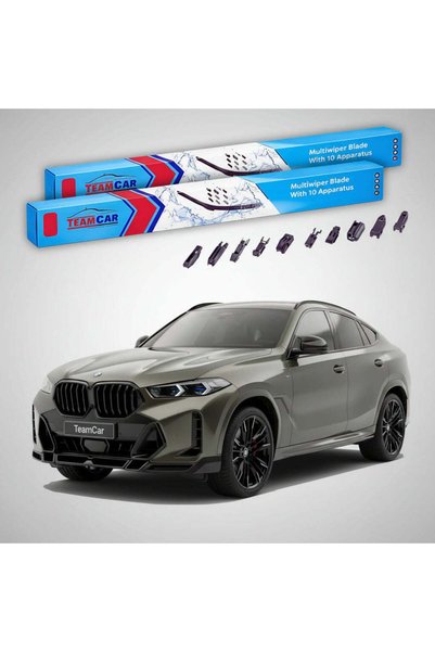 TEAMCAR BMW X6 (G06) 2019-σήμερα Μάκτρα Υαλοκαθαριστήρων |   Εμπρόσθιο Σετ Επ...