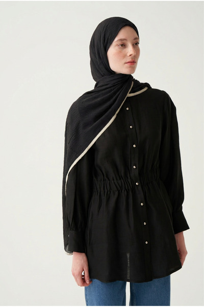ALLDAY Muslin Ribbed Cotton Fresh Shawl