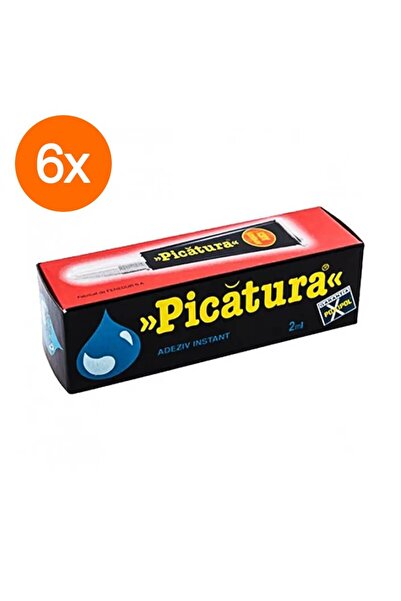 Picatura Set 6 Bucati Adeziv Instant Picatura, 2 ml