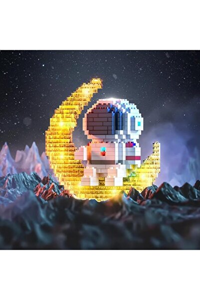KASTWAVE Astronaut Mini Building Blocks, Micro Blocks Cool Small Toys with Le...