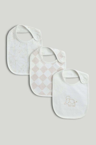 MOTHERCARE 3 Pack Newborn Bibs