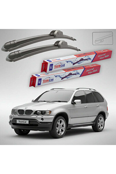 TEAMCAR BMW X5 (E53) Φάσελιφτ 2002-2006 Μάκτρα Υαλοκαθαριστήρων |   Σετ Εμπρό...
