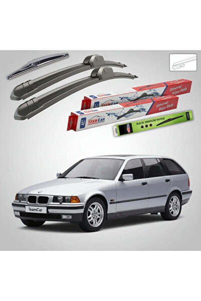 TEAMCAR BMW Seria 3 Touring (E36) 1995-1999 Wiper Blades | Front and Rear Fla...