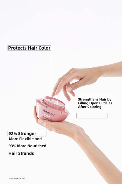 Kerastase قناع العناية بالشعر الفاخر من كروما أبسولو للشعر المصبوغ 200 مل/GEM...