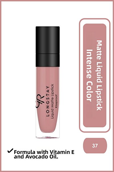 Golden Rose Longstay Liquid Matte Lipstick No: 37 - Likit Mat Ruj