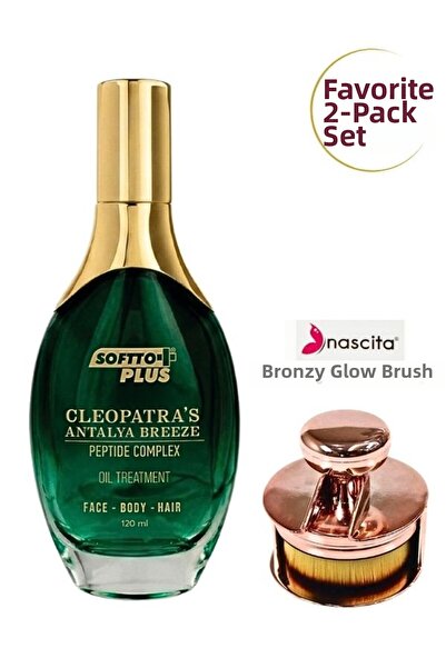 Softto Plus Cleopatra’S Antalya Breeze Oil 120 ml – Hair & Body Care Oil, Lig...