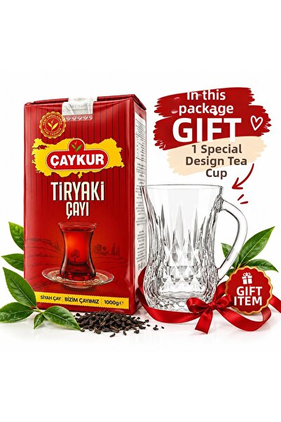 Çaykur Tiryaki 1kg + Tea Cup (Gift)