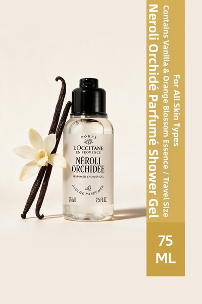 L'Occitane Néroli Orchidée Perfumed Shower Gel, with Vanilla and Orange Bloss...