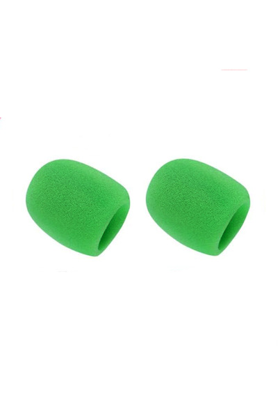 Choice 2pcs Green Microphone Foam Mic Cover Thicken Professional Studio WindS...