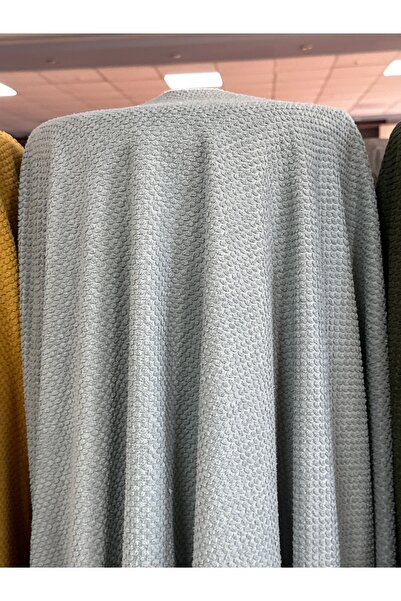 Eys Knitted Premium Honeycomb Embossed Soft Texture Lined Upholstery Fabric