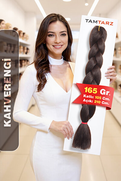 TAM TARZ Afrika Örgüsü Rasta Ve Box Braid için Fiber Sentetik Saç (Renk Kodu ...