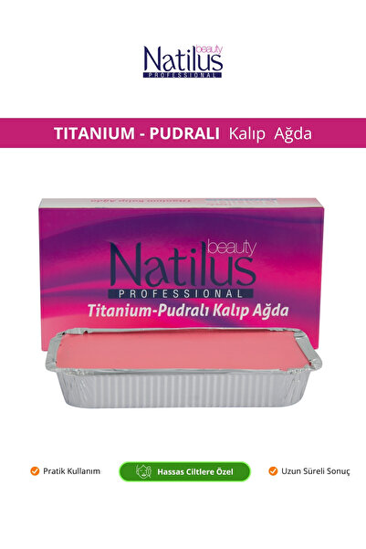 Natilus Kalıp Ağda 500ml Titanium (Pembe)