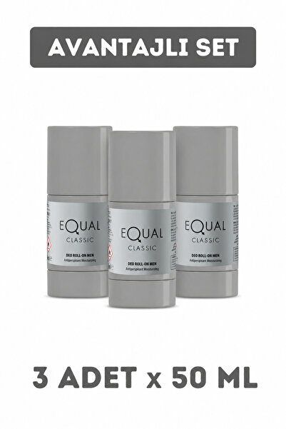 Equal Rollon Erkek 3 Lü Set