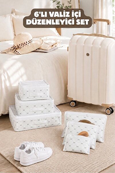 Textia Home Kurdale - 6'lı Bebek Hastane Çıkışı & Ev Gereçleri Organizer Seti ,Organizer Set