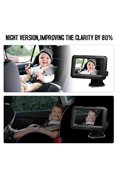 Choice 1080P Baby Car Mirror Monitor with Camera Baby Car Mirror with 4.3'' I...