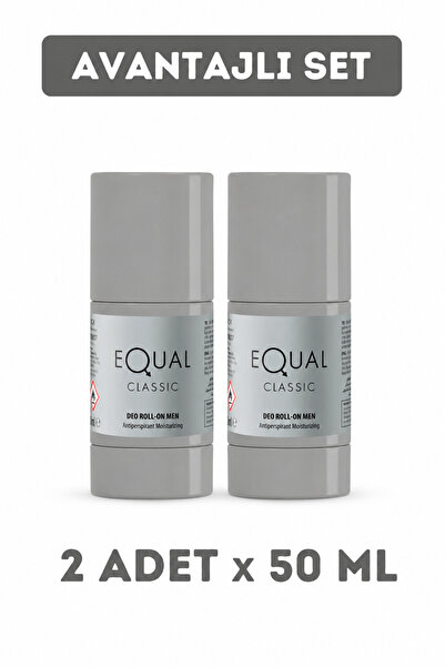 Equal Roll-on Erkek 50 ml X 2 Adet