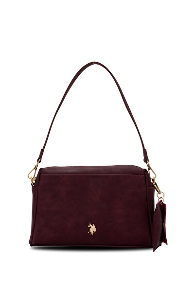 U.S. Polo Assn. Burgundy-Burgundy Women's Shoulder Bag Us26619