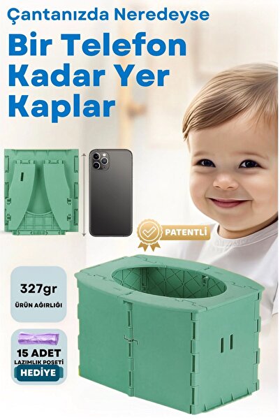 Guqqo Lazımlık, Portatif Seyahat Tipi Katlanabilir Taşınabilir Çocuk Tuvaleti...