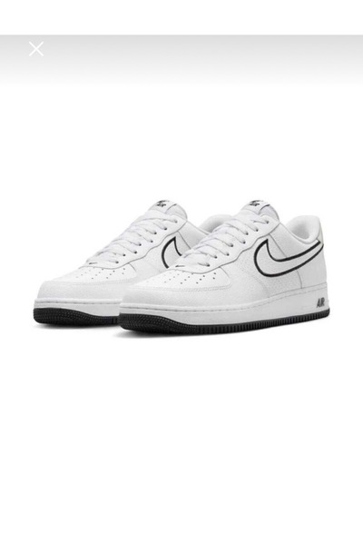 Nike Air Force 1 Low Beyaz Siyah Unisex Sneaker