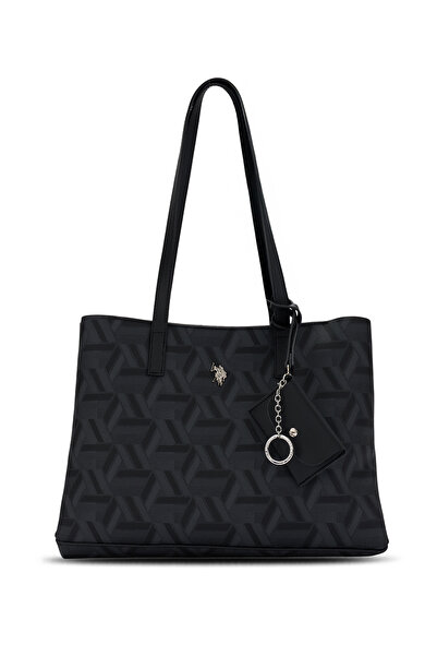 U.S. Polo Assn. Black-Black Women's Shoulder Bag Us26510