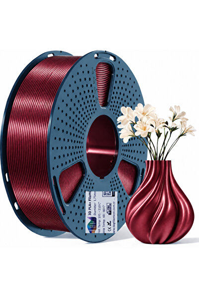 tag 3D Filament Metalik Bordo Premium Pla Filament (1.75 - 1 Kg)