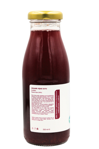 Sade Organik Organik Limonata 250ml - Organik Vişne Suyu 250 ml 2'li Paket