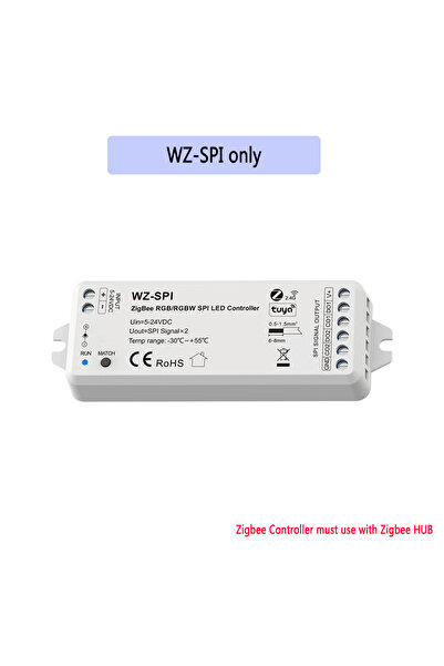 Choice وحدة تحكم LED بتقنية Zigbee SPI من Tuya بجهد 5-24 فولت، تدعم RGB وRGBW...