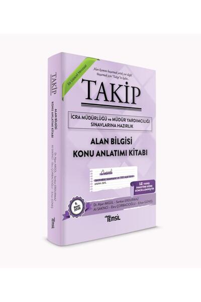 Temsil Kitap Takip İcra Müdürlüğü ve Müdür Yardımcılığı Sınavlarına Hazırlık Alan Bilgisi Konu Anlatım Kitabı