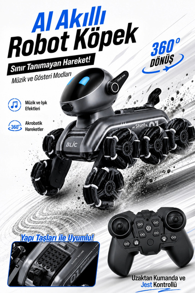 Blackbird Game Center Blic BRB3 Uzaktan Kumandalı ve Jest Kontrollü Akıllı Ro...